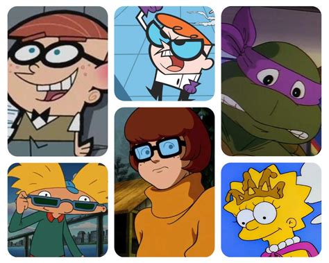 nerd animated characters|nerdy female characters.